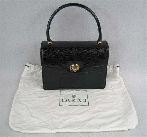 vintage black gucci handbag|small black vintage gucci purse.